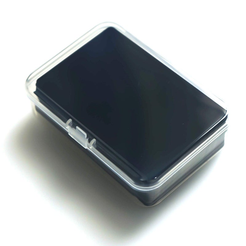 RXBC2011 50pcs Thicken Blank Metal Business Cards Laser Engraving Aluminum black Thickness 0.42mm - Image 5